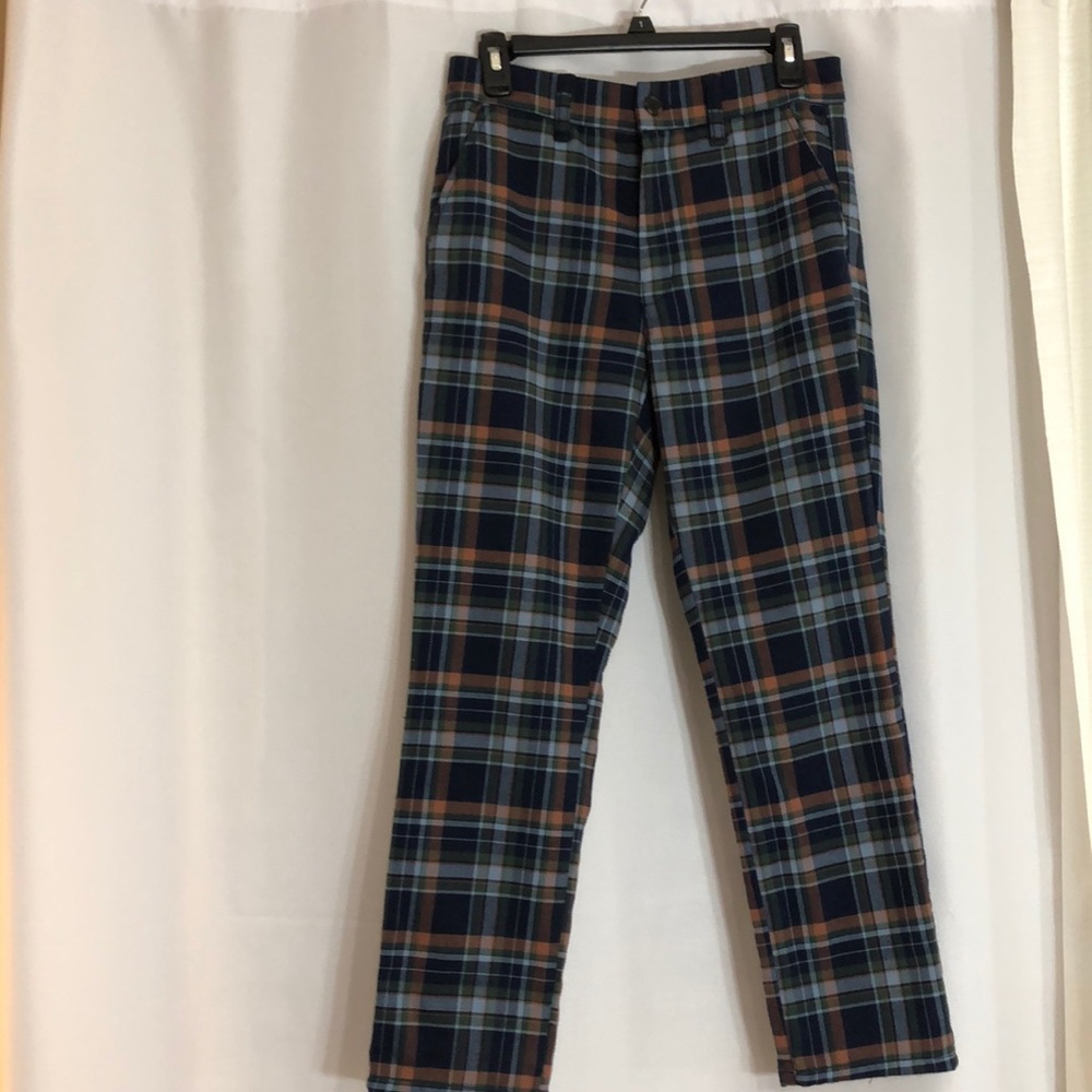 AE Skinny Stretch Plaid Pant
